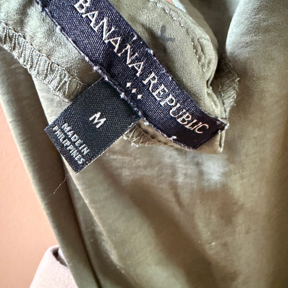 Banana Republic Olive Green Maxi Dress - Picture 3 of 5